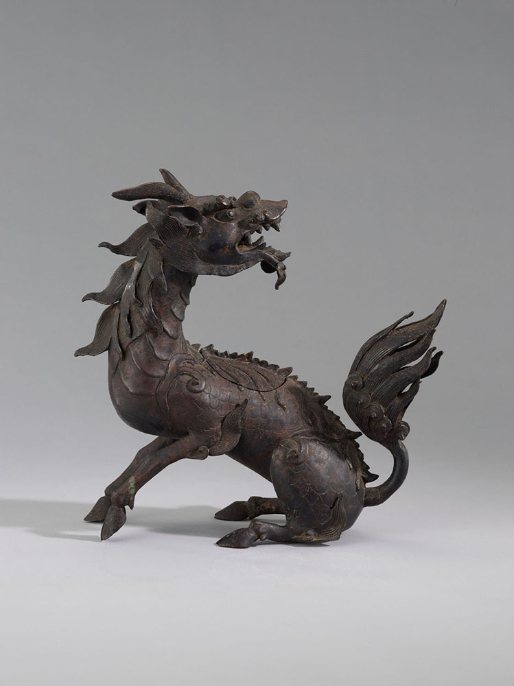 Incense Burner Shaped Like a Mythical Beast (Qilin)
