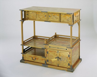 Shelf with Eight Views of Omi Province. Edo period, 18th century.