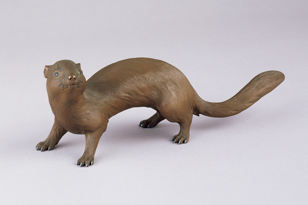 Weasel. Meiji era, 19th century.