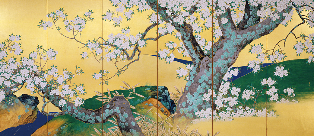 National Flowers of Japan Ikegami Shuho. Taisho era, 1924.