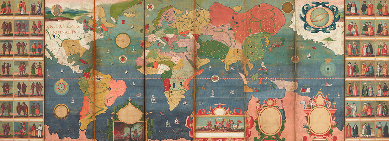 萬国絵図屏風