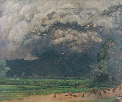 磐梯山破裂之図の画像