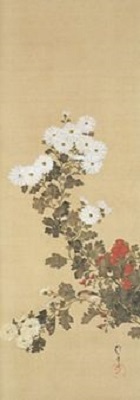 「花鳥十二ヶ月図」より《菊に小禽図（9月）》の画像