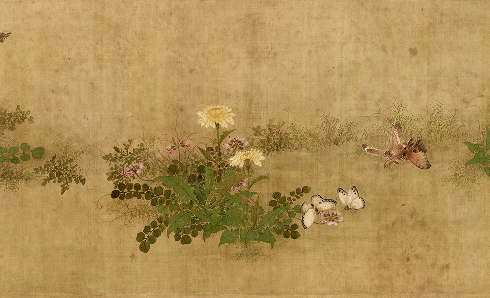 《餐香宿艶図巻》(部分)　沈南蘋　中国・清時代(18世紀)　皇居三の丸尚蔵館収蔵の画像