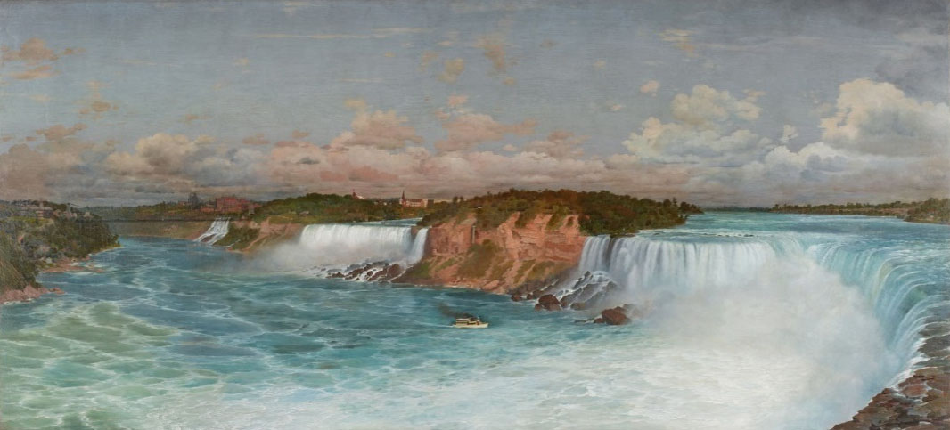 《ナイアガラ景図》　五姓田義松の画像