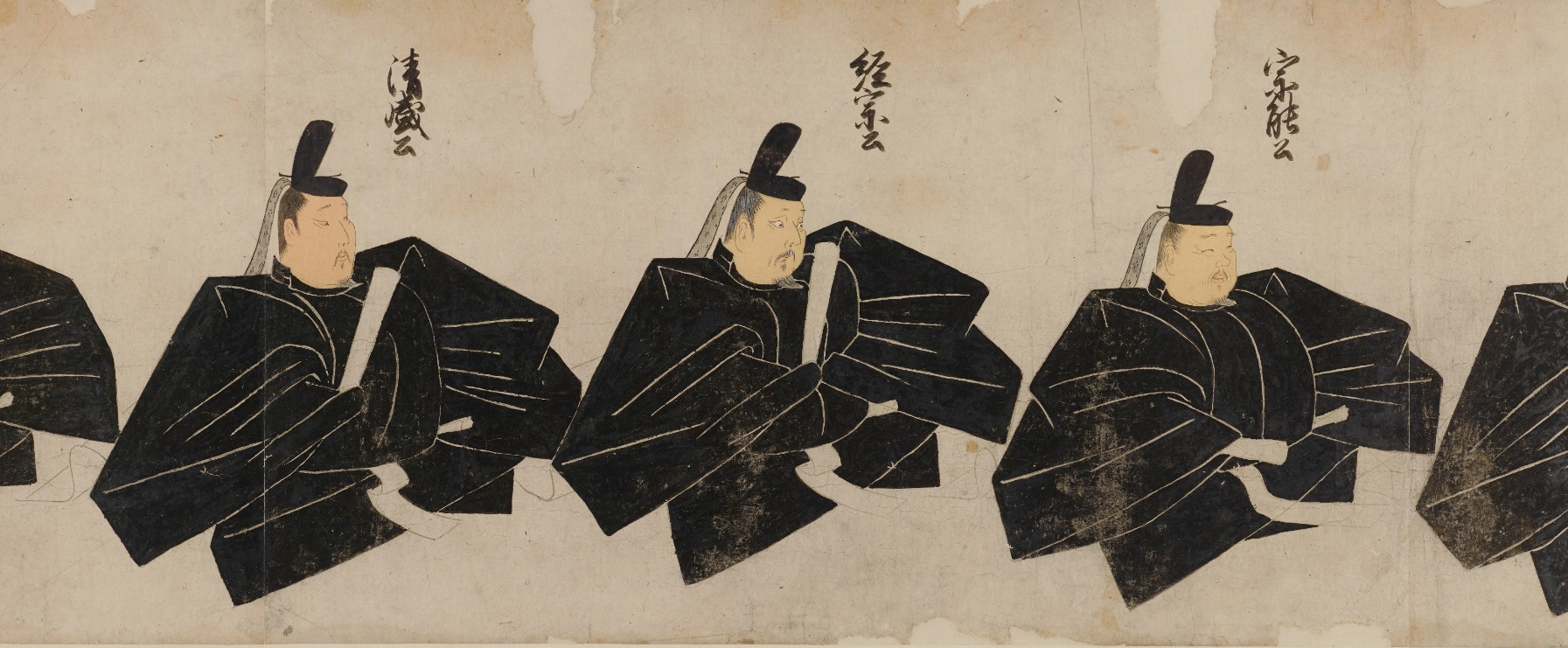 《天子摂関御影》のうち　「大臣巻」の画像