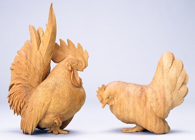 矮鶏置物