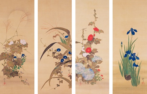 花鳥十二ヶ月図の画像