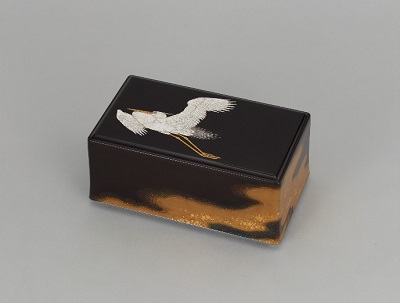 鷺蒔絵筥の画像