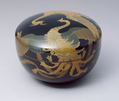 瑞鳥之図存清食籠の画像