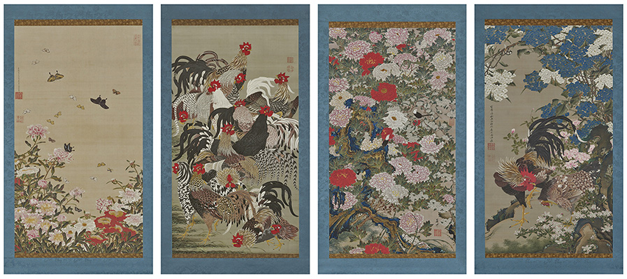 動植綵絵の高精細複製品